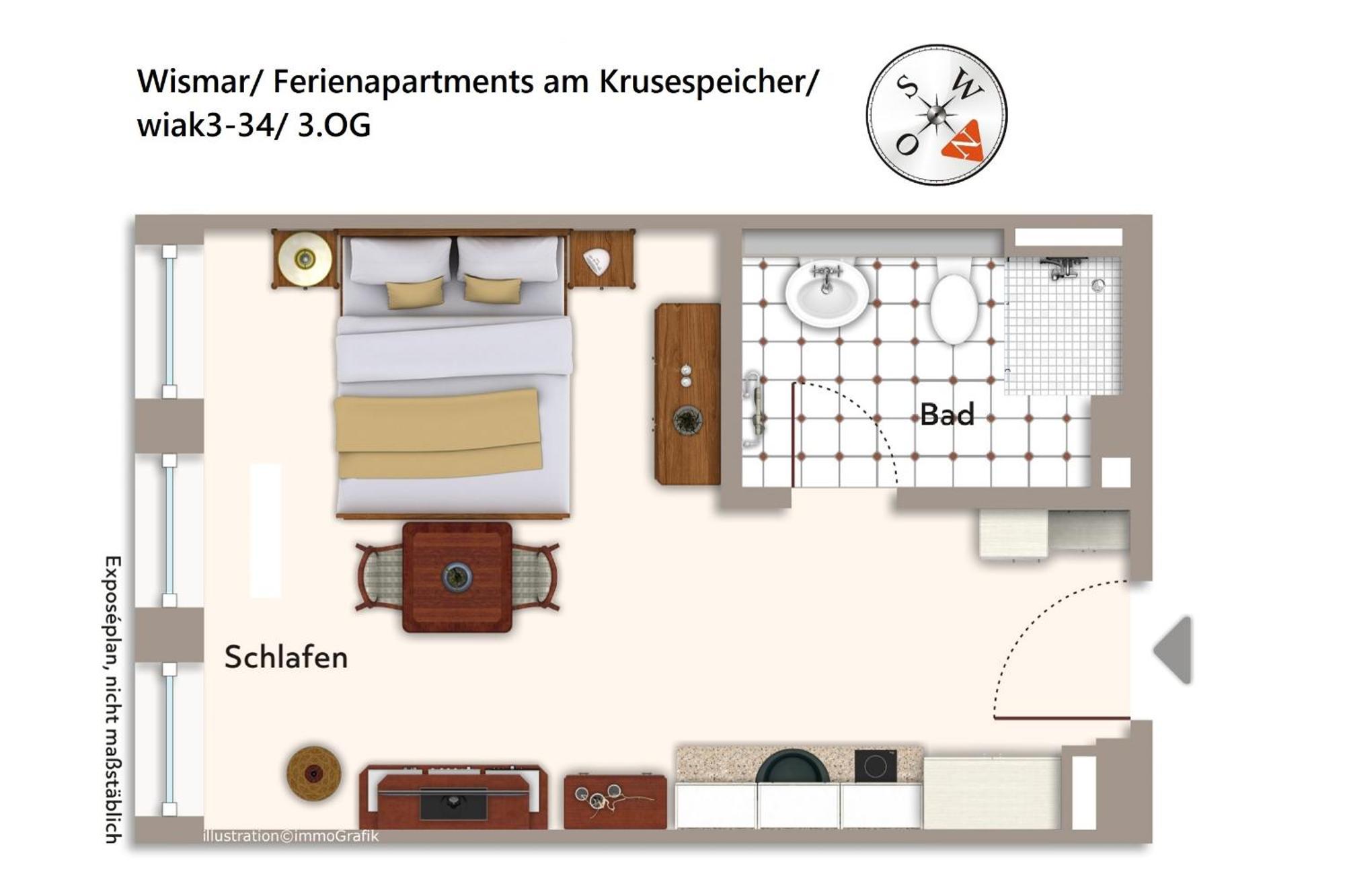 Ferienapartments Am Krusespeicher Ferienapartments Am Krusespeicher 3-34 วิสมาร์ ภายนอก รูปภาพ